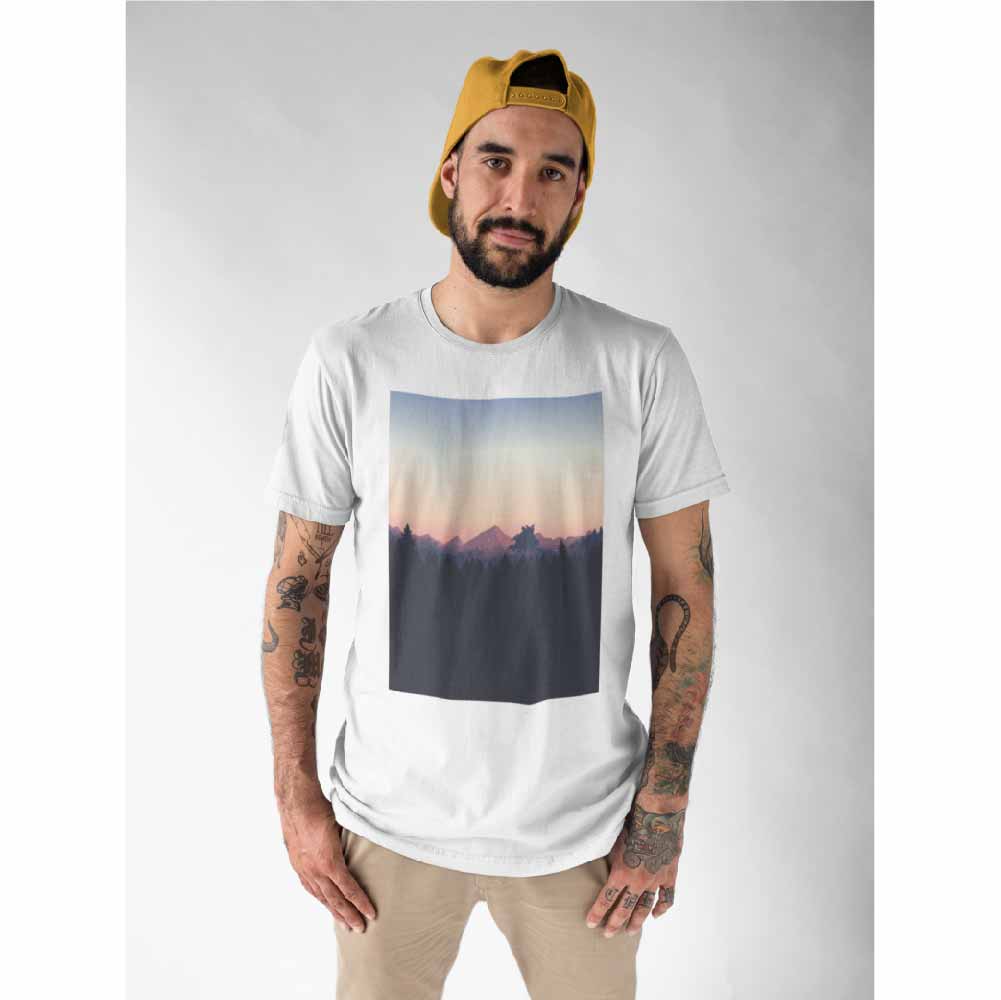 Landscape Polyester Men's T-shirt
