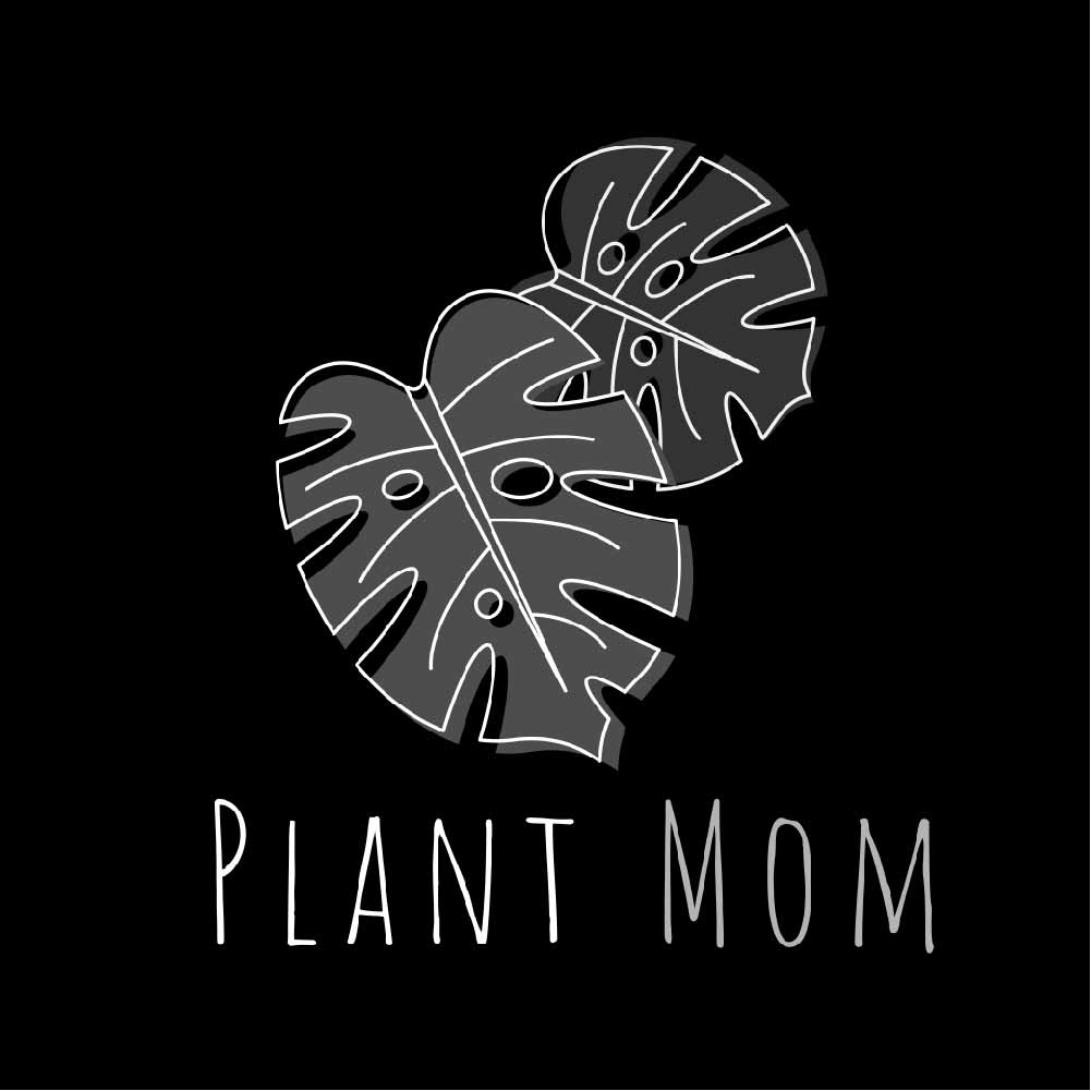 Plant Mom black Unisex Long Sleeve Tee