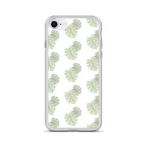 Monstera Leaves pattern iPhone Case