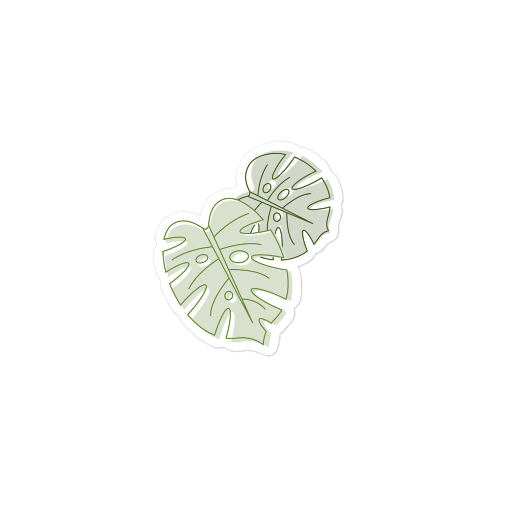 Monstera Leaves Bubble-free stickers