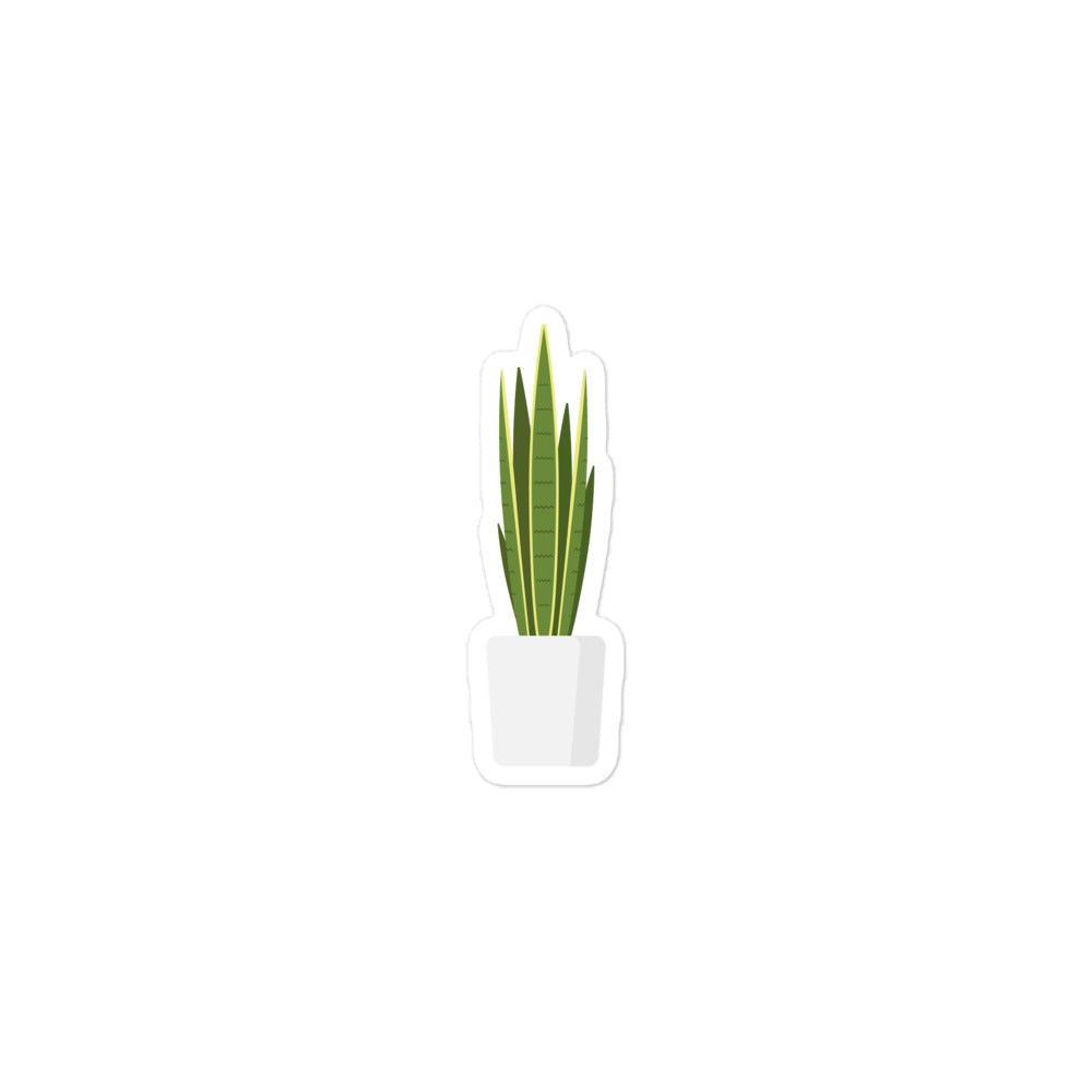 Snake Plant Bubble-free stickers