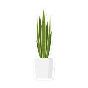 Snake Plant Bubble-free stickers
