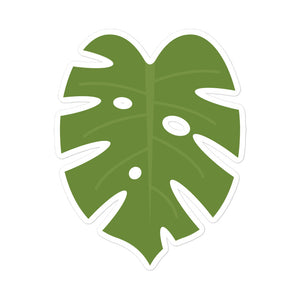 Monstera Leaf 1 Bubble-free stickers