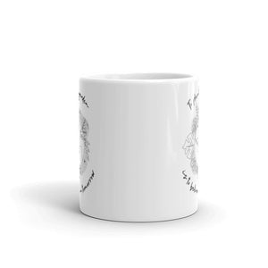 Believe in Tomorrow White glossy mug