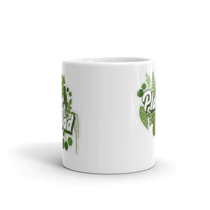Plant Dad White glossy mug