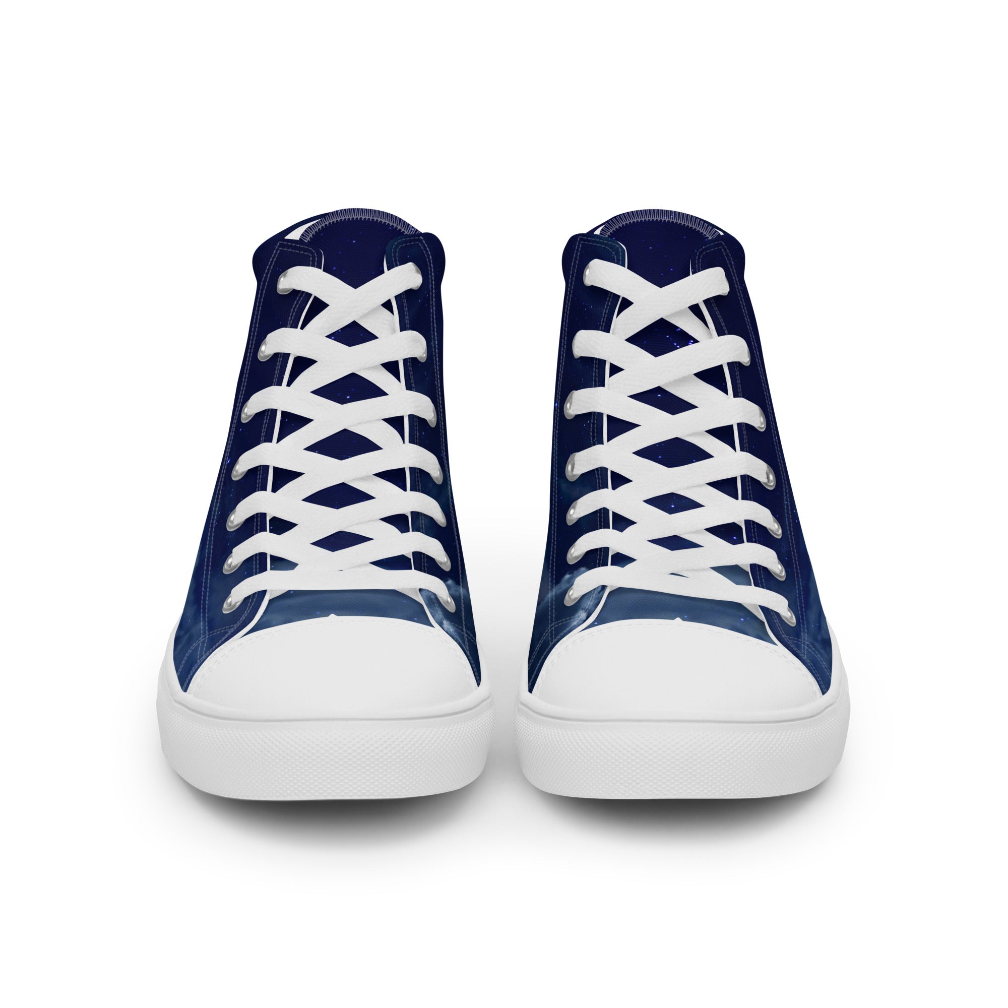 Night Sky Women’s high top canvas shoes